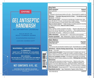 Gel Antiseptic 8oz - Shop Bees Wax 6930 8oz